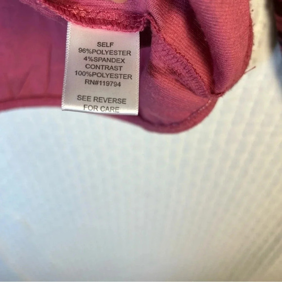 Live and Let Live Top Sz Square Panel Stud Pleated Balloon Sleeves Elastic Waist - Picture 4 of 12